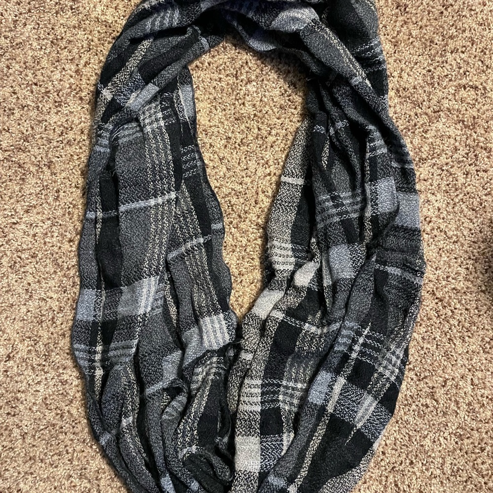Plaid Infinity Scarf